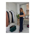 Pantalon sastre pierna ancha