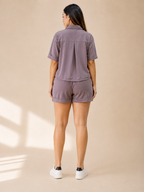 Conjunto camisa y short — Visón